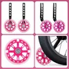 Stützräder Mit LED Rosa Für Kinderfahrrad 12–20 Zoll Produktbild-Vorschau 6