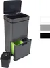 Sensor Mülleimer 72 L,  4 Fächer, Grau Produktbild-Vorschau 1