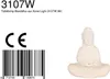 Lampa stołowa, Budda, ceramika, biały, wys. 30 cm Podgląd zdjęcia produktu 13