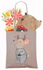 Mr. & Mrs. Panda Tote Bag Stier Astrologie - Braun Pastell Produktbild-Vorschau 3