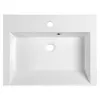 Sapho ORINOKO Gussmarmor-Waschtisch 60x15x45cm, weiß Produktbild-Vorschau 4