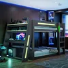 Merax Gaming Etagenbett 140x200 cm, Hochbett mit Produktbild-Vorschau 1