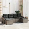 vidaXL Zahradní jídelní set s polštáři s úložným prostorem Náhled obrázku produktu 2