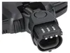 Close-up of a black vacuum cleaner attachment with metal contacts. Produktbild-Vorschau