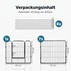 IvoQ Welpenauslauf – Hundeauslauf – 8 Paneele – 60 cm hoch Produktbild-Vorschau 7