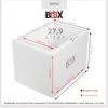 THERM BOX Styroporbox 27W Innen: 37x26x29cm Wand: 4cm Produktbild-Vorschau 2