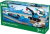 BRIO Containerschiff mit Kranwagen, 1Stück Produktbild-Vorschau 2