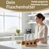 LS-LebenStil Flaschenständer Holz passend für Sodastream Produktbild-Vorschau 5