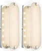 2x LED Wandleuchte, Glas satiniert klar, Chrom, L 19 cm Produktbild-Vorschau 1