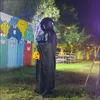 Halloween cape met capuchon, middeleeuws cape, cape met Productafbeelding-voorbeeld 6