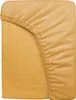 Spannbettlaken mit Gummiband, Frottee 140x200cm Senfgelb Produktbild-Vorschau 2
