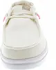 NOUVEAU Hey Dude Femmes Slipper in Spark White en tissu/lin Voir les images du produit 11