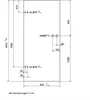 inova Glastür 834 x 1972 mm, Welcome-Motiv, ESG, Beschlag Produktbild-Vorschau 5