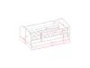 Letto per bambini Spiderman 70x140, 80x160, 80x180 cm - set Anteprima dell’immagine prodotto 5