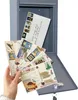 SASKA GARDEN Briefkasten 21,5 x 9 x 31 cm, anthrazit, Stahl Produktbild-Vorschau 8