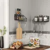 Moderne Zwei-Schicht Wandplank - Zwart - 30 x 12 x 13 cm (L Produktbild-Vorschau 5