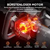 Litheli U20 Kettensaege 2x20V/2.0Ah, Farbe:Schwarz Produktbild-Vorschau 4