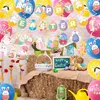 Latex Ballons Papier Girlande Banner 3m Ostern Dekoration Produktbild-Vorschau 6