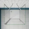 76x80cm 195cm 6mm ESG Nano Glas Glastür Duschtür Produktbild-Vorschau 4
