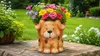Übertopf Rudi Hund Blumen Pflanzen Magnesiumoxid innen Produktbild-Vorschau 6
