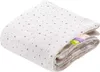 Little Stars Musselin & Ecru Velvet Neugeborene Decke Produktbild-Vorschau 1