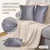 2er Set Kissenbezug 50x50cm, Samt flauschig weich, mit Produktbild-Vorschau 5
