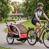 Przyczepka rowerowa z amortyzatorem 2-osobowa obrotowa Podgląd zdjęcia produktu 3