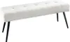 riess-ambiente Design Sitzbank BOUTIQUE 100cm weiß Bouclé Produktbild-Vorschau 11