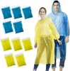 10 Stück Durchsichtig Regenponcho, Einweg Regenponcho Damen Produktbild-Vorschau 1