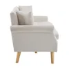 Side view of a cream-colored sofa. Anteprima dell’immagine prodotto