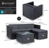 KESSER® Polyrattan Lounge Aruba – Gartenlounge für 4-5 Produktbild-Vorschau 7