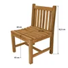 Teako Design Gartenstuhl Piceno Teakholz Massiv Wetterfest Produktbild-Vorschau 5