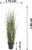 künstliches Gras, Gräserbusch im Topf H. 58cm grün Emerald Produktbild-Vorschau 2