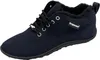 A single blue shoe with black laces and black fur lining is shown against a white background. Produktbild-Vorschau