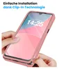 Hands are shown installing a pink phone case onto a smartphone. Produktbild-Vorschau