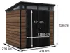 KETER Pent Signature Maison de jardin horizontale 7x7, 216 Voir les images du produit 11