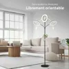 Briloner Lampadaire ventilateur avec éclairage télécommande Voir les images du produit 2