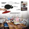 A family is sitting around a dining table, enjoying a meal. Podgląd zdjęcia produktu