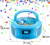Przenośny odtwarzacz CD Cyberlux | odtwarzacz CD dla dzieci Podgląd zdjęcia produktu 7