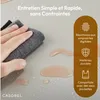 CASABEL Poubelle Tri Selectif 60L, 2x30L Acier INOX GRIS, Voir les images du produit 7