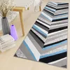 Tapiso Läufer MAYA Modern Grau Blau Wohnzimmer  100 x 440 Produktbild-Vorschau 1