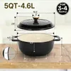 FCH Gusseisen Topf 26cm - 5QT-4.6L Emaille Bräter mit Produktbild-Vorschau 7