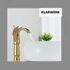 ADRIAN | Design Edelstahl hohe Badarmatur in Schwan Optik Produktbild-Vorschau 4