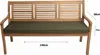 Bankkissen 140×50×7 cm grün – Sitzkissen für Gartenbank mit Produktbild-Vorschau 2