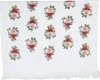 Clayre & Eef Gästehandtuch 40x66 cm Weiß Grün Baumwolle Produktbild-Vorschau 1