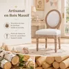 2 Chaises Enfant Bois, Assise Rembourrée, Beige, Dès 3 Ans Voir les images du produit 4
