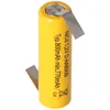 Płaski akumulator NiCd Mignon 1,2 V 600 mAh AA w kształcie Podgląd zdjęcia produktu 1