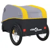vidaXL Rimorchio per biciclette nero e giallo 30 kg di Anteprima dell’immagine prodotto 9