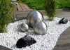 Kugelbrunnen 3er-Set 30/25/20 cm Edelstahl matt incl. LED Produktbild-Vorschau 1