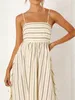 Vestito Lungo Donna - Abito Estivo a Righe - Copricostume Anteprima dell’immagine prodotto 8